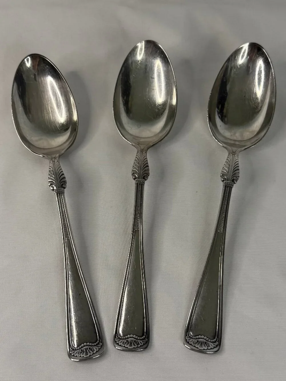 6 Antique Gorham Princess Louise Tablespoons Serving Spoons 8.25